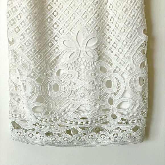 WHBM WHITE LACE SHEATH XXS DRESS - Picture 4 of 10